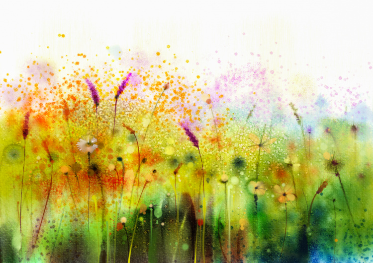 Malba - Abstraktní akvarel