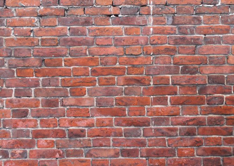 Retro červené zdivo
