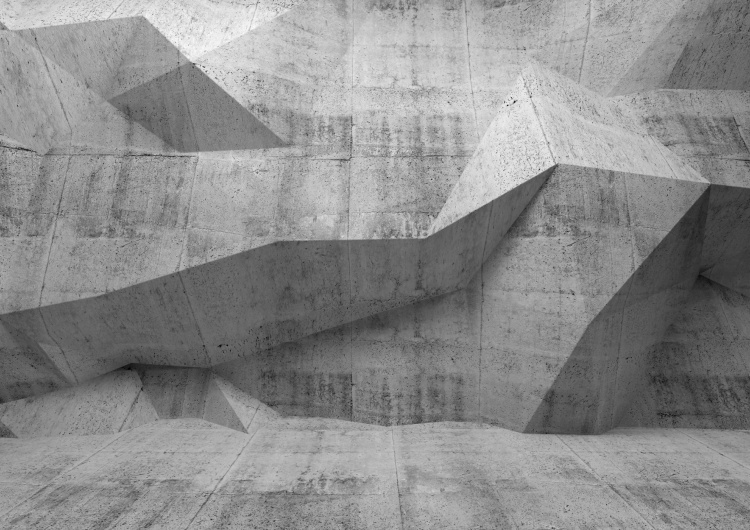 Beton 3D interiér