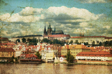 Retro pohlednice - Praha