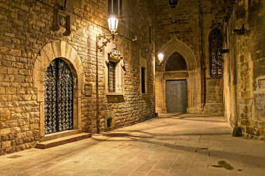 Gotická čtvrť Barcelona