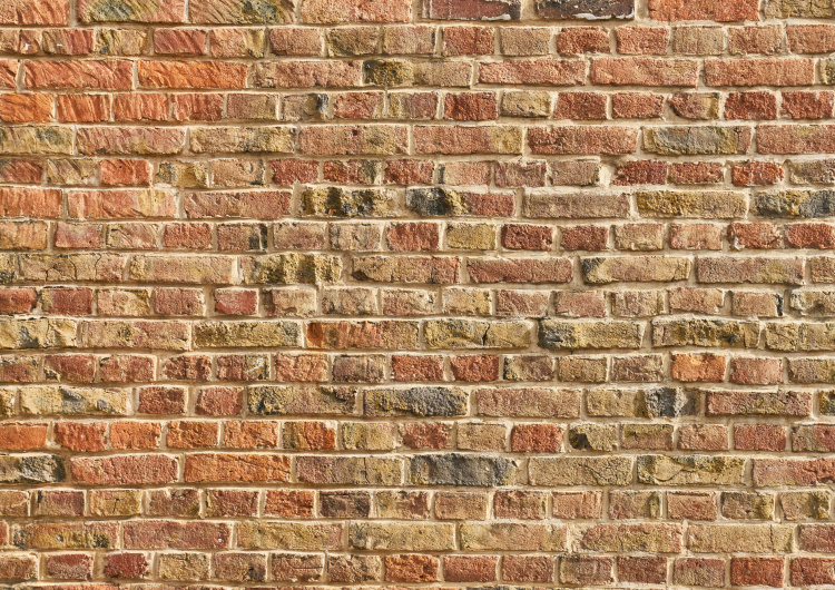 Zeď z červených cihel