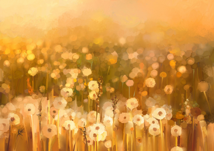 Malba - Vintage pampeliška