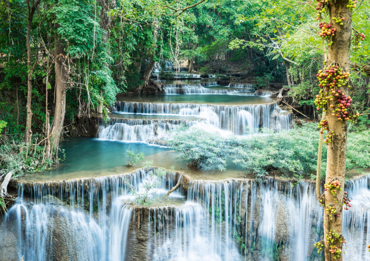 Vodopády v Kanchanaburi