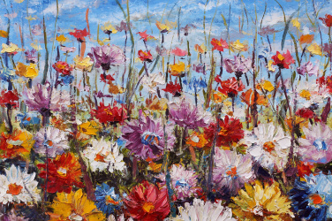 Malba - Polní květiny