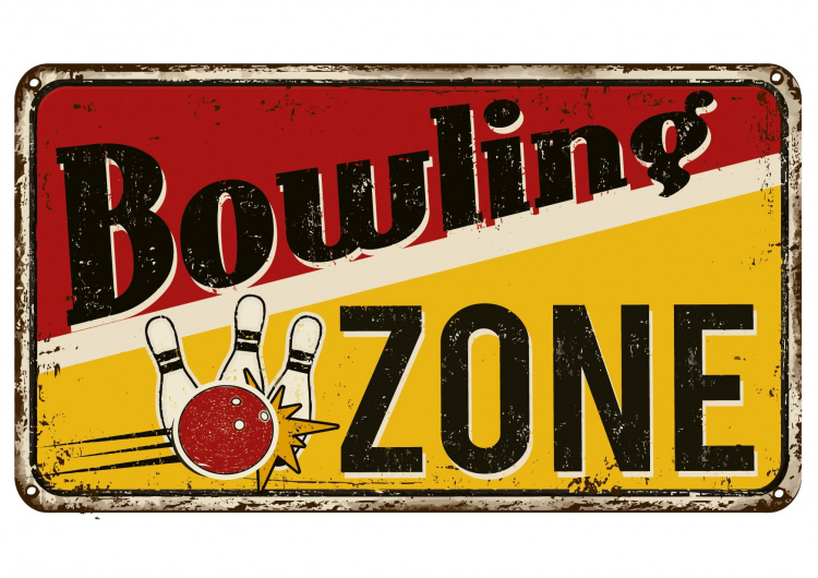 Cedule - Bowlingová zóna