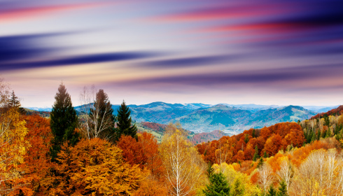 Majestátní západ slunce