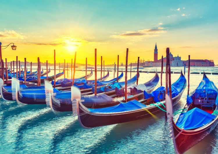 Gondoly v Benátkách