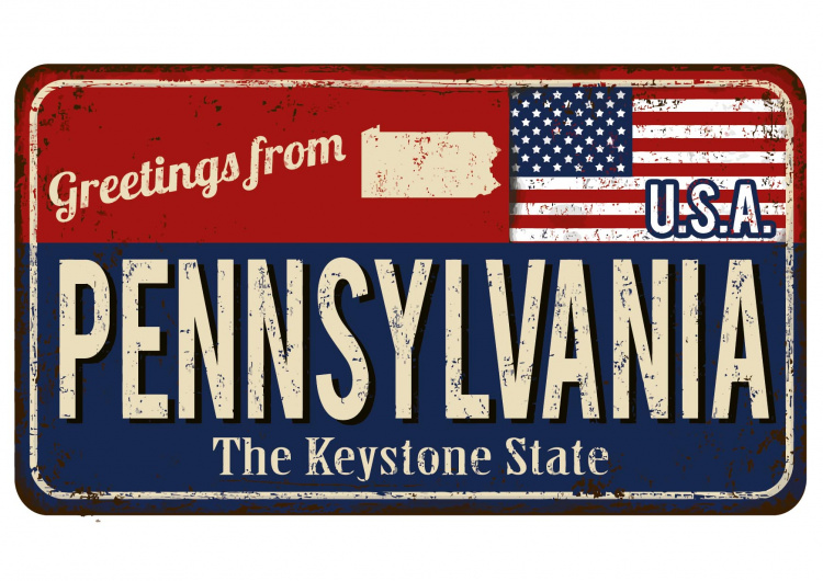 Cedule - Pensylvánie