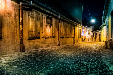Stará ulice v Sibiu