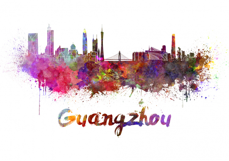 Panoráma čínského města