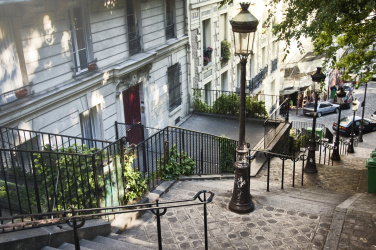 Schody na Montmartre