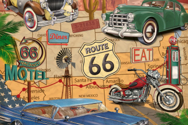 Route 66 plakát