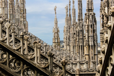 Střecha Milánského Dómu