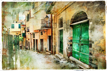 Staré ulice Itálie