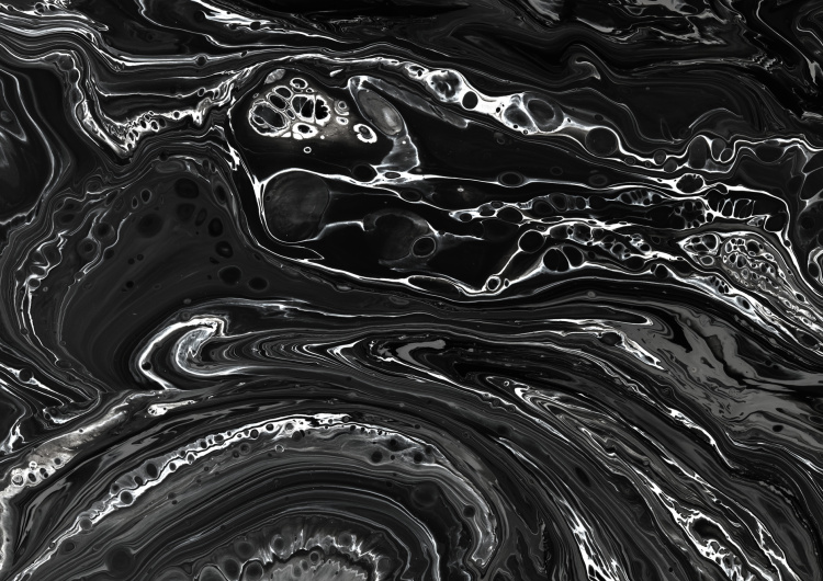 Abstraktní textura černého mramoru