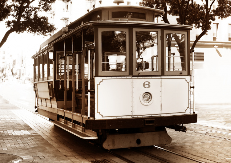Stará tramvaj z roku 1873