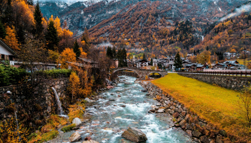Řeka Lys, Alpy