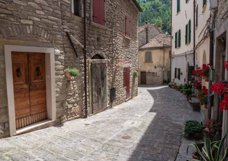 Stará ulice v Itálii