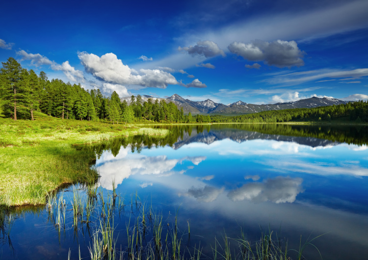 Jezero v pohoří Altai