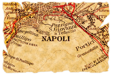 Stará mapa Neapole