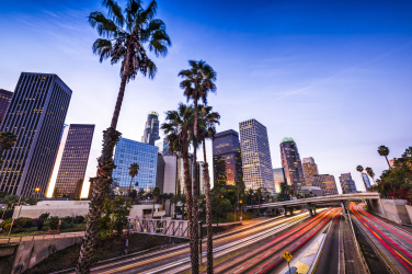 Krajina v centru Los Angeles