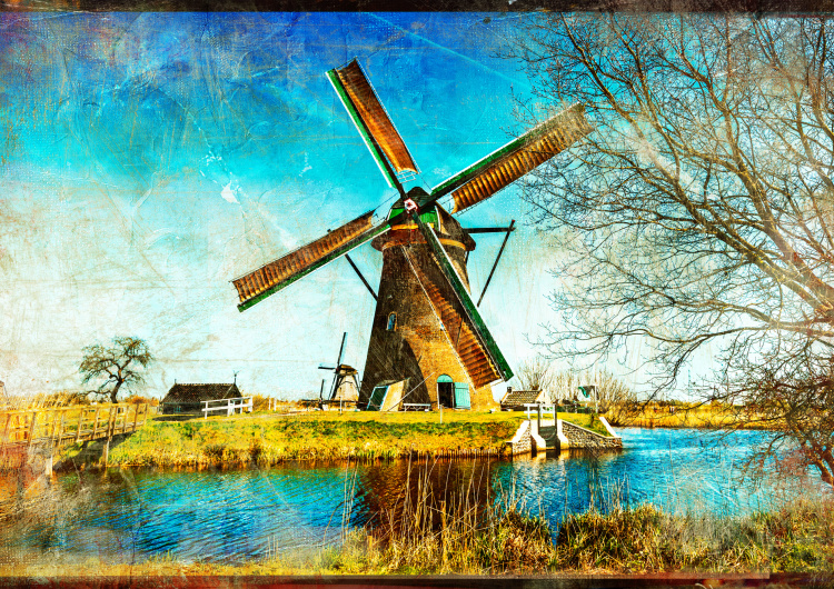 Větrné mlýny Holandsko