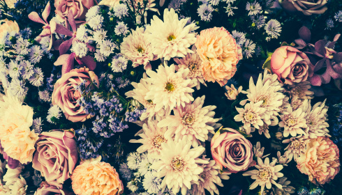 Květinový vintage styl