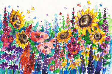 Malba - Letní květiny