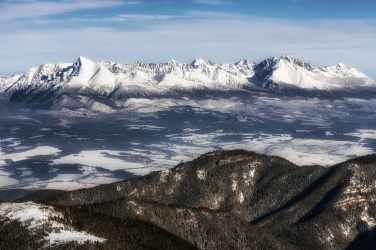 Zasněžené Tatry