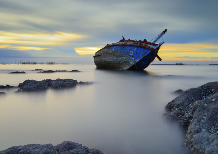 Vrak rybářské lodi