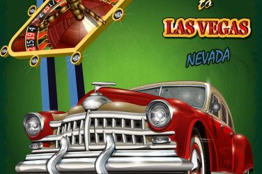 Retro plakát Las Vegas