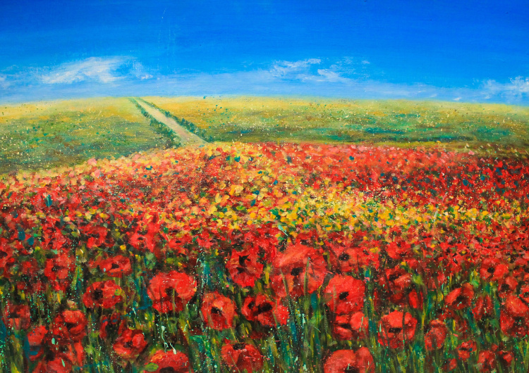 Malba - Akrylová krajina