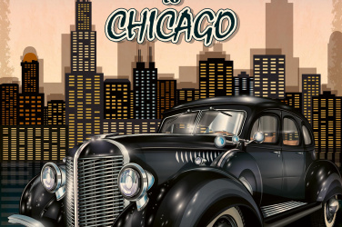 Chicago retro plakát
