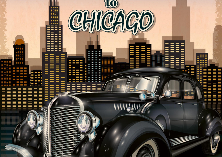 Chicago retro plakát