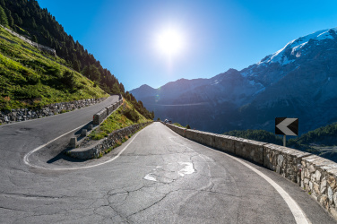 Silnice v Alpách