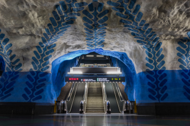 Modrá stanice metra