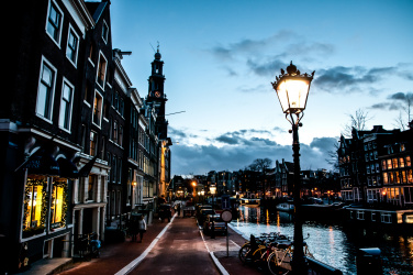 Amsterdam v noci