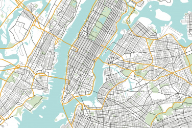 Mapa New Yorku