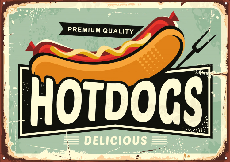Cedule - Hot dog